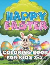 Capa do artigo Happy Easter Coloring Book For Kids 3-5