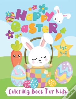 Capa do artigo Happy Easter Coloring Book For Kids Age 4-8.