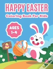 Capa do artigo Happy Easter Coloring Book For Kids Ages 1-4