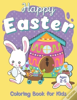 Capa do artigo Happy Easter Coloring Book For Kids Ages 2-5