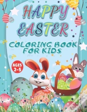 Capa do artigo Happy Easter Coloring Book For Kids Ages 2-5