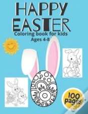 Capa do artigo Happy Easter Coloring Book For Kids Ages 4-8