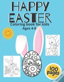 Capa do artigo Happy Easter Coloring Book For Kids Ages 4-8