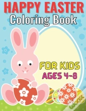 Capa do artigo Happy Easter Coloring Book For Kids Ages 4-8