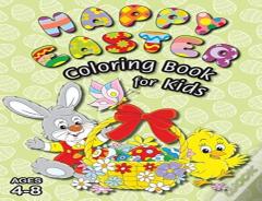 Happy Easter Coloring Book For Kids