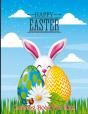 Happy Easter Coloring Book For Kids - Preview