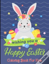 Happy Easter Coloring Book For Kids
