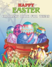 Happy Easter Coloring Book For Teens