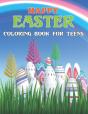 Happy Easter Coloring Book For Teens - Preview