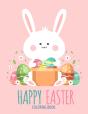 Happy Easter Coloring Book - Preview