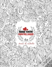 Happy Easter Coloring Pages For Teens & Adults