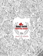 Happy Easter Coloring Pages For Teens & Adults