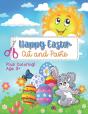 Happy Easter Cut And Paste Plus Coloring!  Age 3+ - Preview