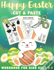 Capa do artigo Happy Easter Cut And Paste Workbook For Kids Ages 2-5