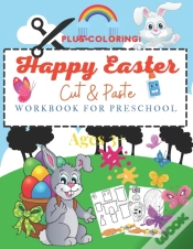 Capa do artigo Happy Easter Cut And Paste Workbook For Preschool