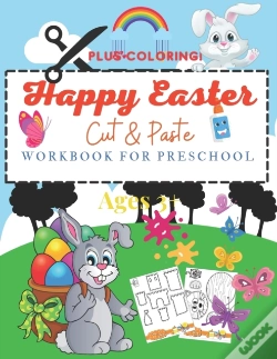 Capa do artigo Happy Easter Cut And Paste Workbook For Preschool