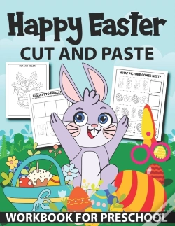 Capa do artigo Happy Easter Cut And Paste Workbook For Preschool