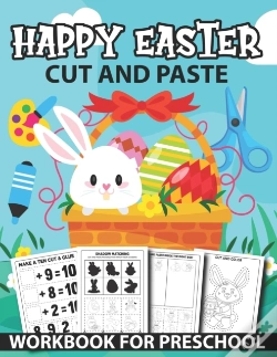 Capa do artigo Happy Easter Cut And Paste Workbook For Preschool