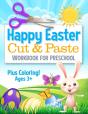Happy Easter Cut And Paste Workbook For Preschool - Preview
