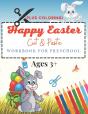 Happy Easter Cut And Paste Workbook For Preschool - Preview