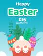 Happy Easter Day Coloring Book - Preview