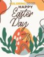 Happy Easter Day Coloring Book - Preview