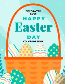 Capa do artigo Happy Easter Day Decorated Eggs Coloring Book