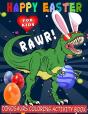 Happy Easter Dinosaurs Coloring Activity Book - Preview