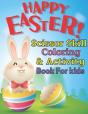 Happy Easter Scissor Skill Coloring & Activity Book For Kids - Preview