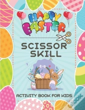 Happy Easter Scissor Skills Activity Book For Kids