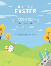 Capa do artigo Happy Easter Scissor Skills And Coloring Book For Preschool Kids
