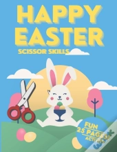 Happy Easter Scissor Skills Book For Kids | 25 Pages | Fun And Activity