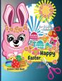Happy Easter Scissors Skill Book For Kids - Preview