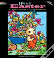 Happy Easter Stained Glass Coloring Book