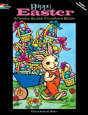 Happy Easter Stained Glass Coloring Book - Preview