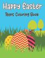 Happy Easter Teens Coloring Book - Preview