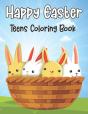 Happy Easter Teens Coloring Book - Preview