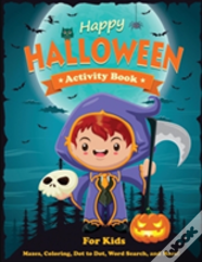 Happy Halloween Activity Book For Kids
