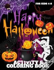 Happy Halloween Activity & Coloring Book