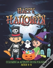 Capa do artigo Happy Halloween Coloring And Activity Book For Kids Ages 4-8