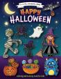Happy Halloween Coloring And Activity Book - Preview