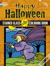 Capa do artigo Happy Halloween Stained Glass Jr. Coloring Book