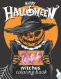 Happy Halloween Witches Coloring Book - Preview
