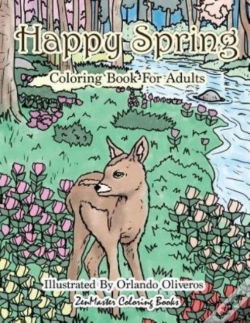 Capa do artigo Happy Spring Coloring Book For Adults: A