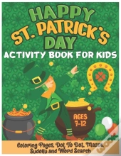 Happy St. Patrick'S Day Activity Book For Kids Ages 7-12