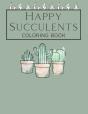 Happy Succulents Coloring Book - Preview