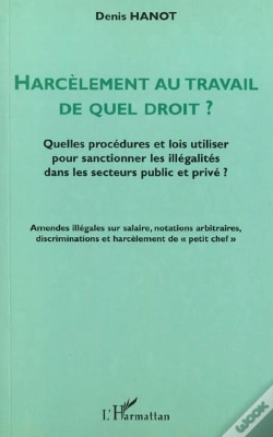Capa do artigo Harcelement Au Travail ; De Quel Droit