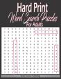 Hard Print Word Search Puzzles For Adults - Preview