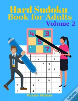 Capa do artigo Hard Sudoku Book For Adults Volume 2 - Large Print Sudoku Puzzles With Solutions For Advanced Players