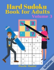 Capa do artigo Hard Sudoku Book For Adults Volume 3 - Large Print Sudoku Puzzles With Solutions For Advanced Players